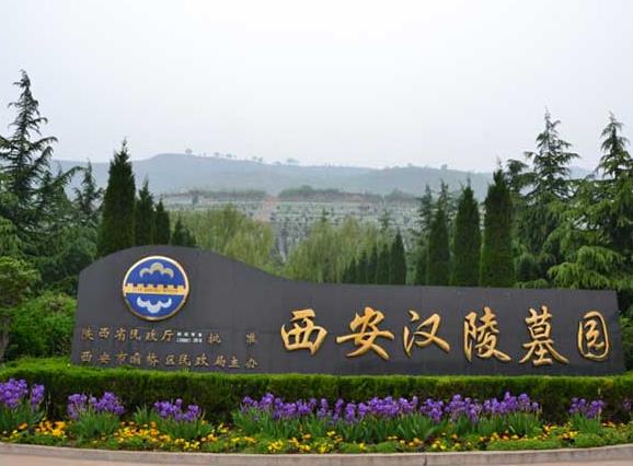 西安市灞橋區(qū)灞陵路毛東村漢陵墓園.萬起